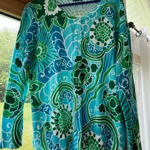 Talbots Vibrant Floral Button-Up Cardigan